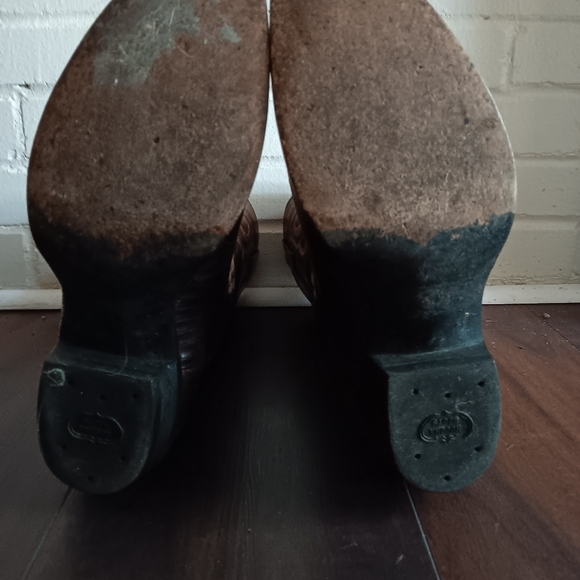 Mens Nocona Brown Lizard Boots 8.5D - Picture 5 of 8